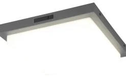 Trio Lighting Bermejo Plafond LED 30x30cm antracit IP54* Badrumslampor Tak