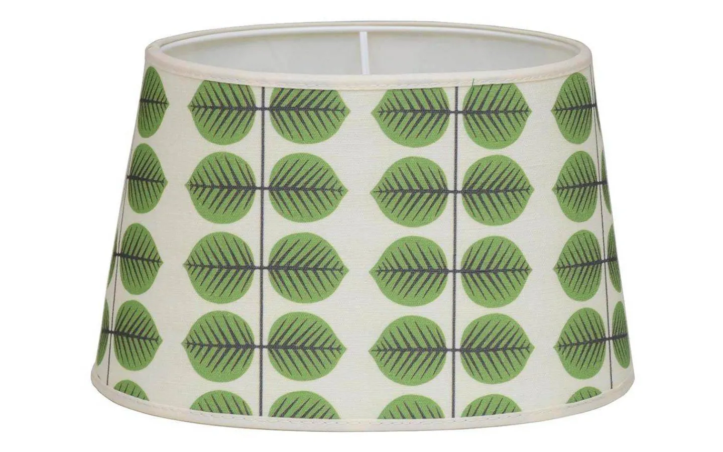 Hallbergs Berså Oval Lampskärm 25cm Grön Stig Lindberg* Ovala Lampskärmar