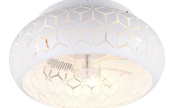 Bidar Takfläkt 50cm 3xE27 matt vit