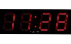 NeXtime Big D LED-klocka 51,5cm Svart* Bordsklockor