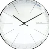 NeXtime Big Stripe Mini Dome Väggklocka Ø20cm Vit* Väggklockor