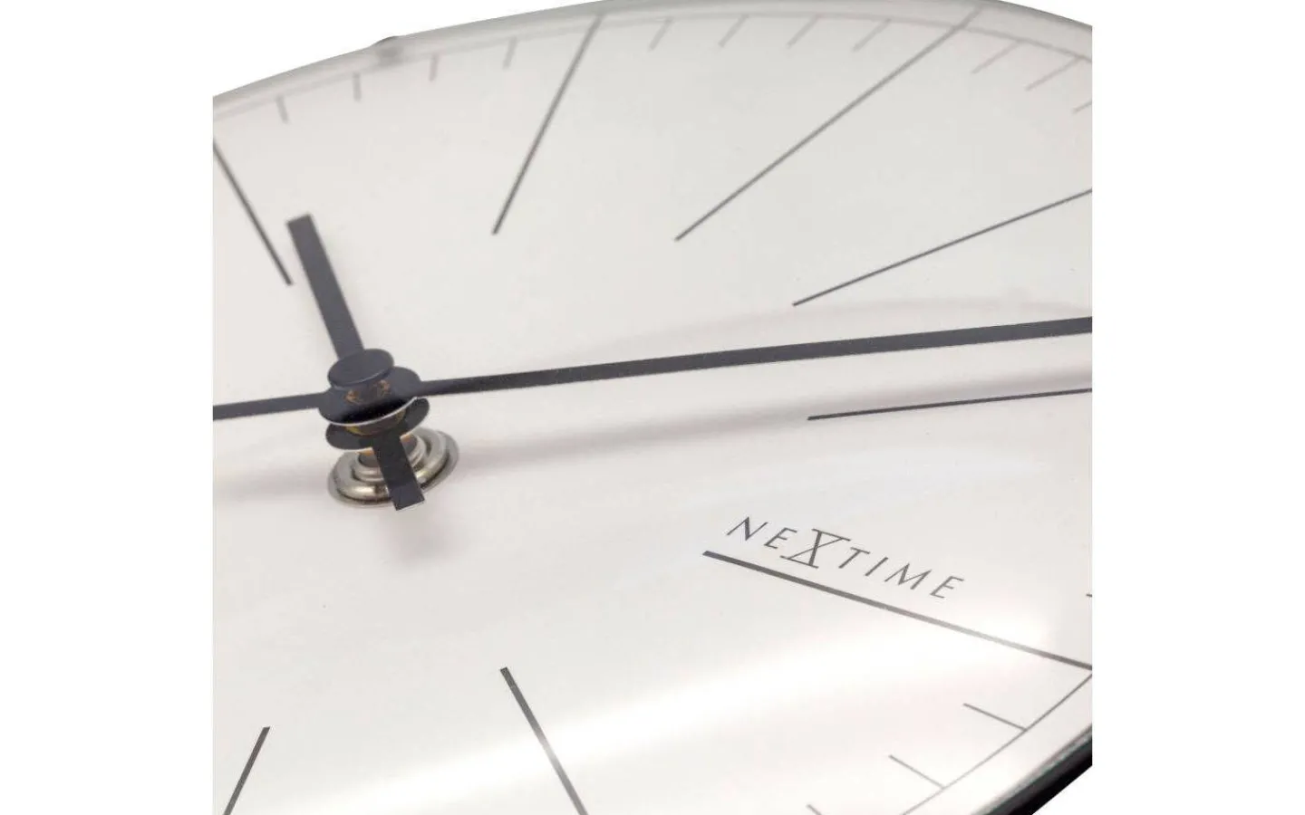 NeXtime Big Stripe Mini Dome Väggklocka Ø20cm Vit* Väggklockor