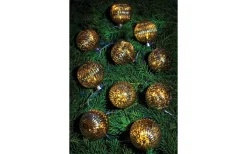 Batteri Julpynt Inomhus<Markslojd Bigsolo Batteridriven Inneslinga 1,65m 10 lampor Guld