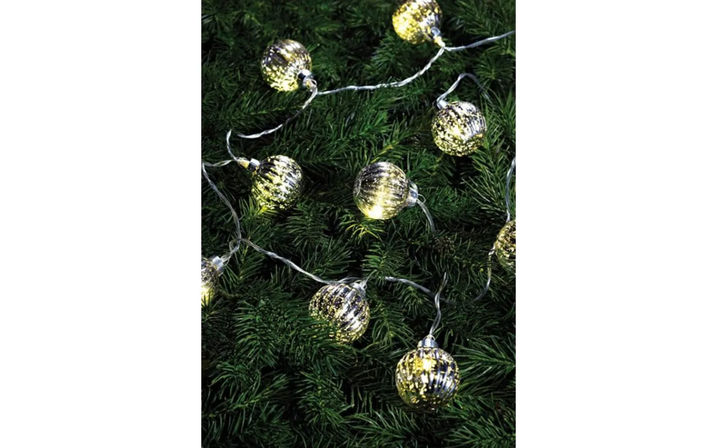 Markslojd Bigsolo Batteridriven Inneslinga 1,4m 10 lampor* Batteri Julpynt Inomhus