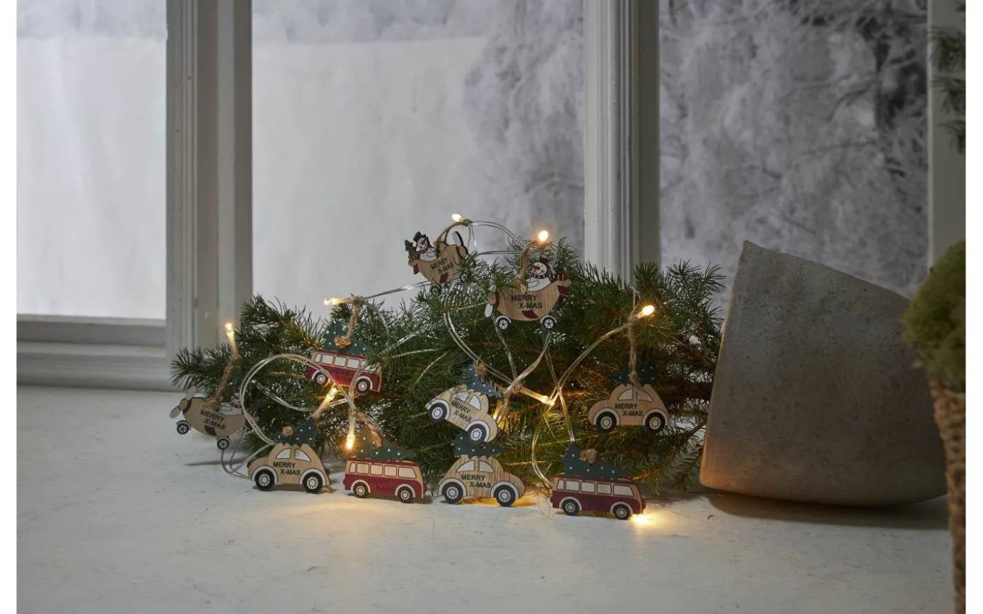 Billy Batteridriven Ljusslinga 1,8m Multifärgad Inomhus