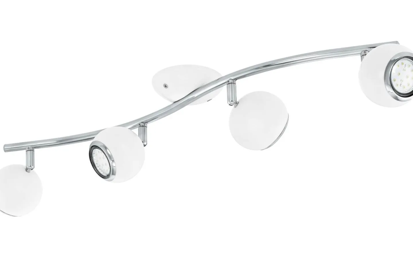 Eglo Bimeda Takspotlight 64cm GU10 LED 3000K 4x2,8W Vit* Avlånga Takspotlights|Takspot Med Minst 4 Lampor