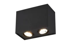 Takspot Med 2 Lampor<Trio Lighting Biscuit Takspotlight 2-delad GU10 mattsvart