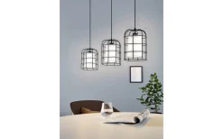 Eglo Bittams Taklampa 89cm 3L Svart/Vit* Avlånga Taklampor