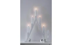 Bjurfors Adventsljusstake 77cm 5L Vit