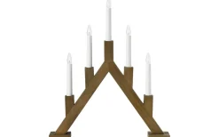 Bjurfors Adventsljusstake 48cm Mörkt Trä