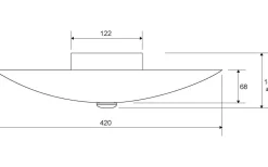 Bladverk Plafond 42cm