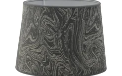Enfärgade Runda Lampskärmar|Mönstrade Lampskärmar<Hallbergs Blakesley Lampskärm Ø20cm Mörkgrå