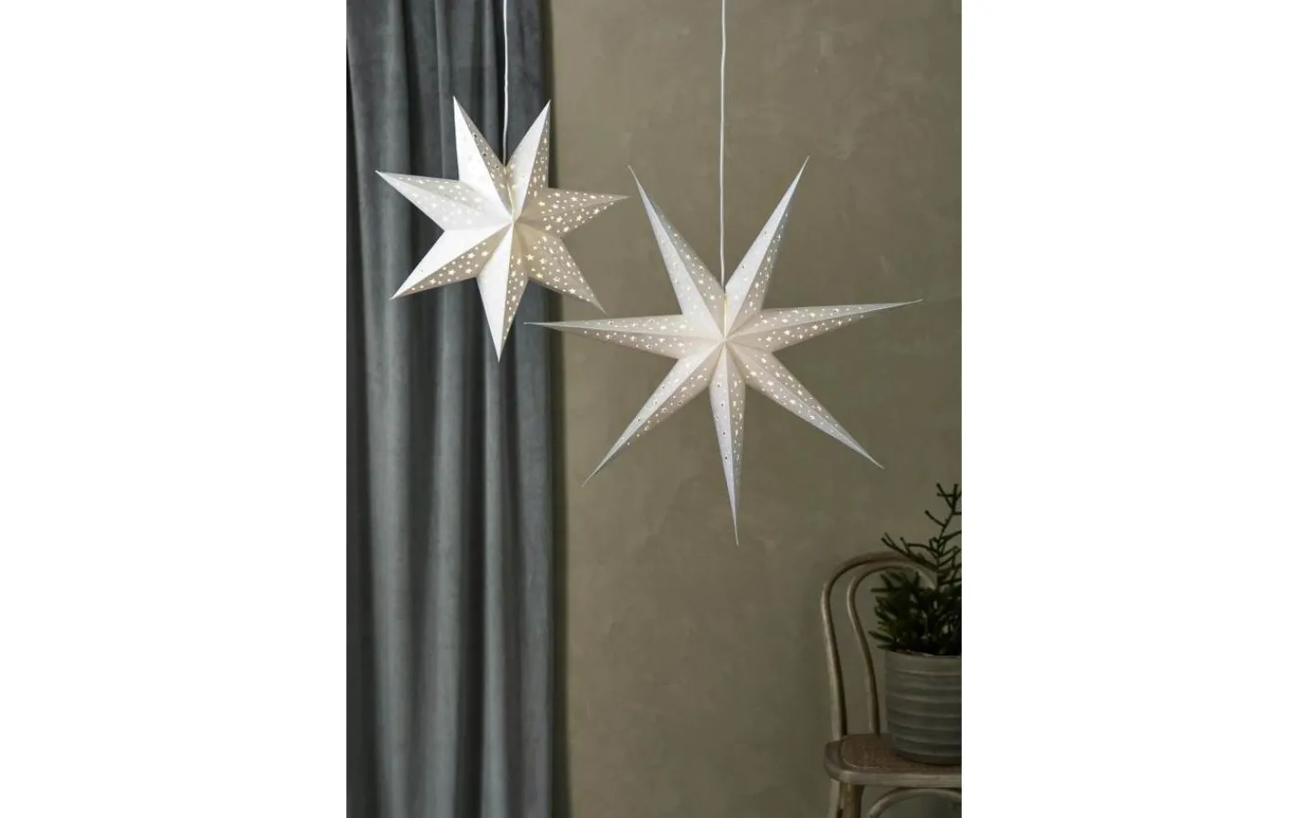 Visa Alla Julstjärnor|Julstjärnor Med Sladd<Markslojd Blank Hängande Stjärna 45cm Silver