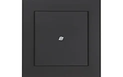 Strömbrytare & Vägguttag<Malmbergs Blindplatta Optima Svart