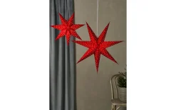 Blink Hängande Stjärna 45cm Röd