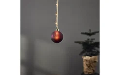 Bliss Batteridriven Glaskula 10cm Röd