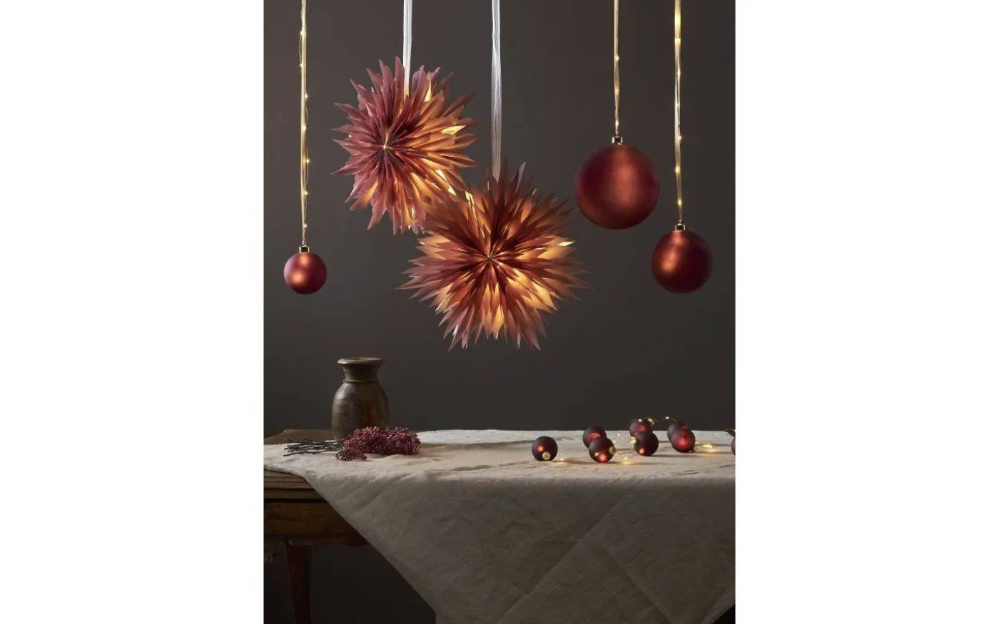 Bliss Batteridriven Glaskula 10cm Röd