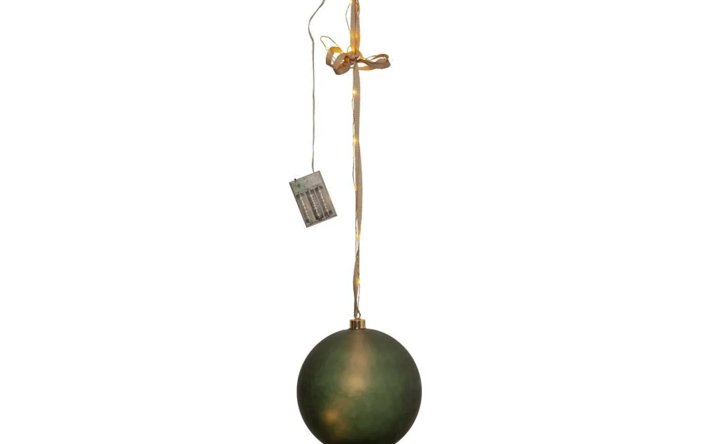 Batteri Julpynt Inomhus<Star Trading Bliss Batteridriven Glaskula 20cm Grön