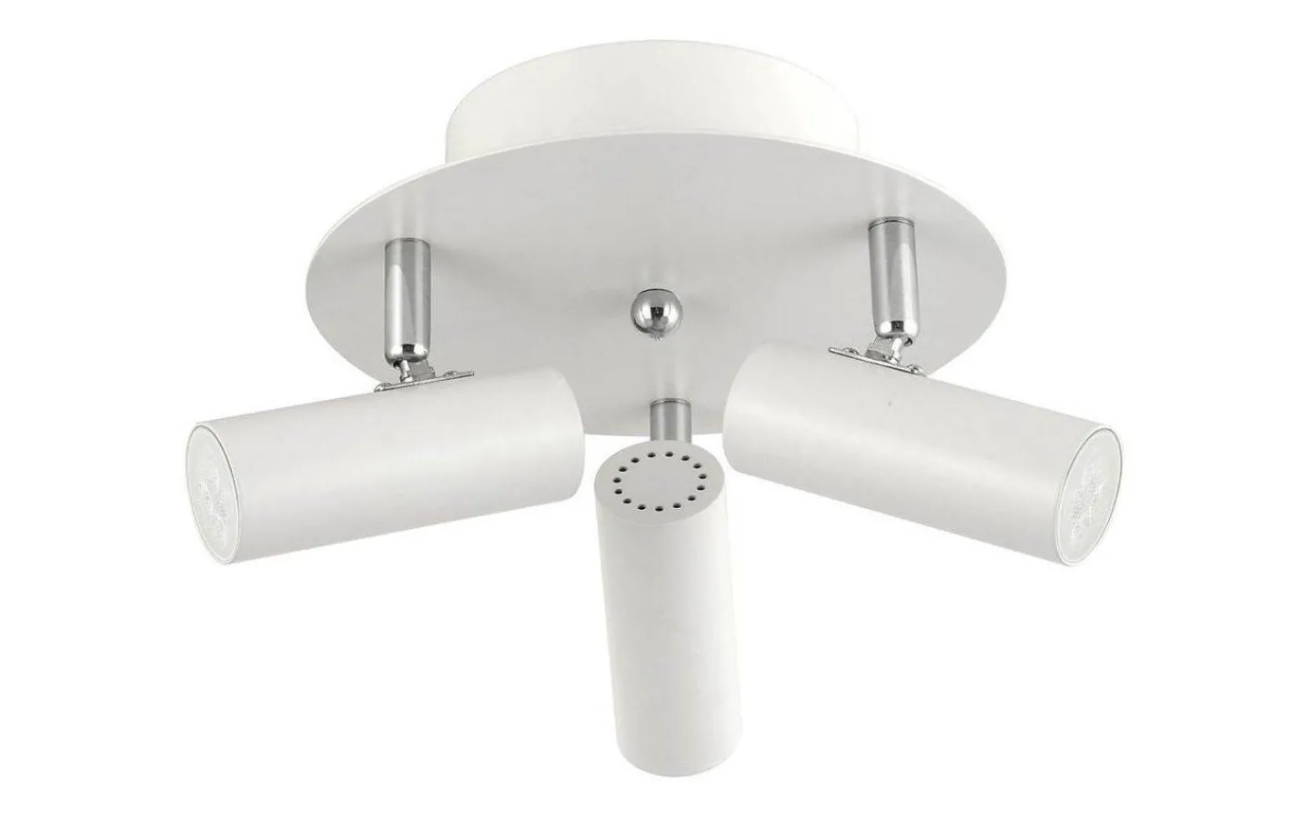 Runda Takspotlights|Takspot Med 3 Lampor<Oriva Blizz Takspotlight 3xGU10 Mini 23cm Vit