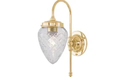 Karlskrona Lampfabrik Blomberg - Mässing / Fast montage* Lampetter