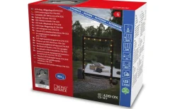 Blomsterljus Partyslinga Extraset 9,5m 20L Amber utbytbar LED IP44