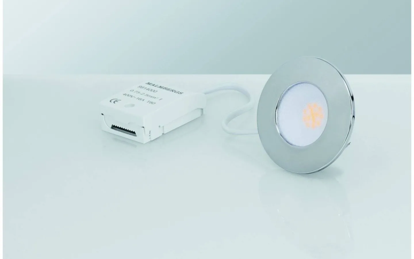 Malmbergs Bluetooth LED-downlight, MD-231 Tune, 5W, Krom* Downlights, Spotlight