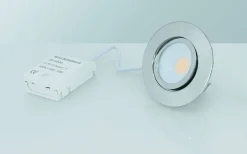 Malmbergs Bluetooth LED-downlight, MD-230 Tune, 5W, Krom* Downlights, Spotlight