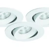 Bluetooth LED-downlightset, MD-70 Tune, 3x6W, 230V, DIM
