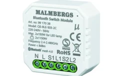 Bluetooth Smart Modul On/Off 2-kanal / Kron, 2x1150W / 2x150W LED