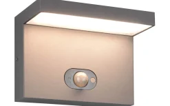 Trio Lighting Blyde hybrid solcellsdriven Vägglampa LED antracitgrå uppladdningsbar rörelsesensor IP65* Solcellslampor Vägg|Visa Alla Solcellslampor