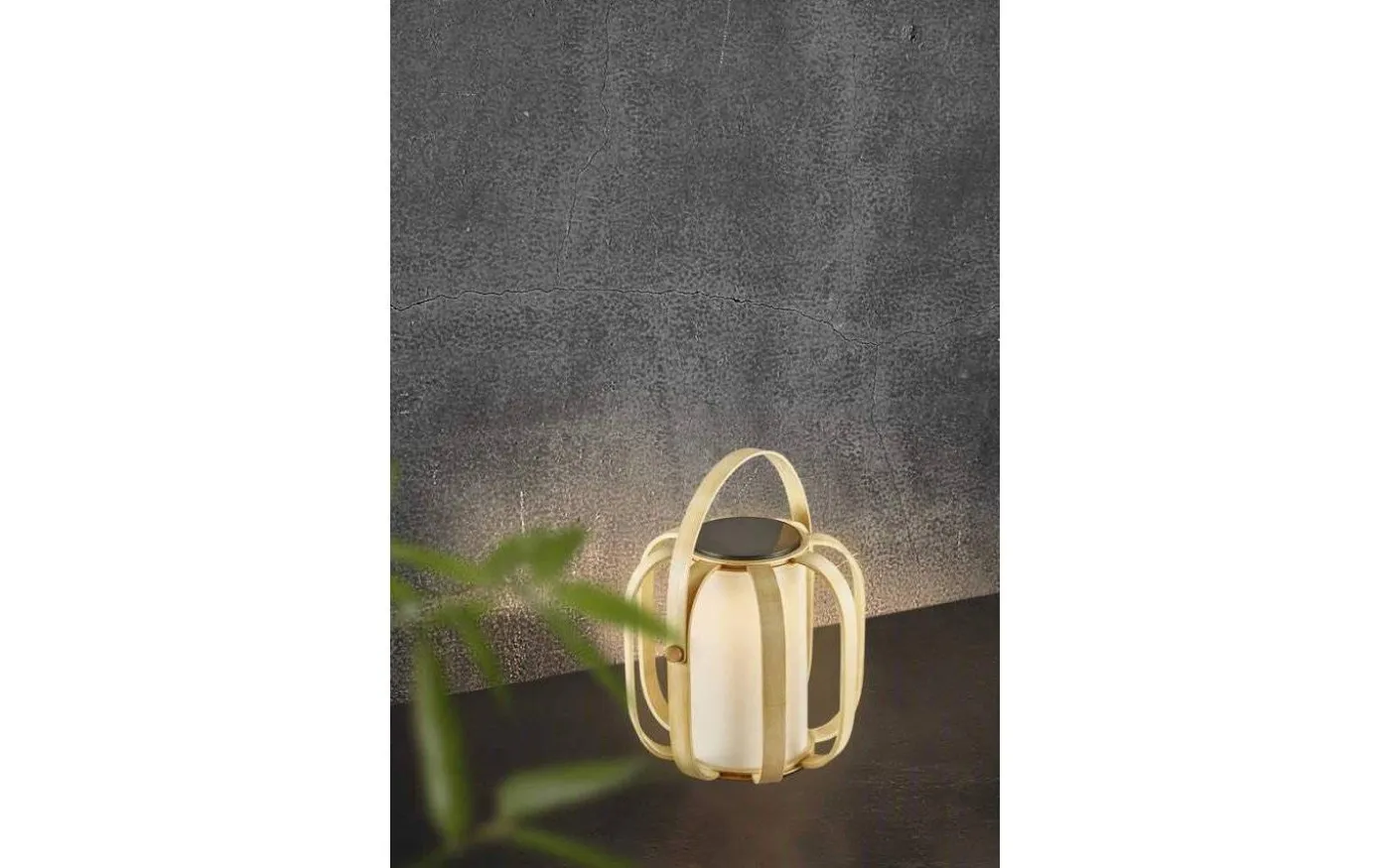 Bob Solcellslampa 30cm Bambu