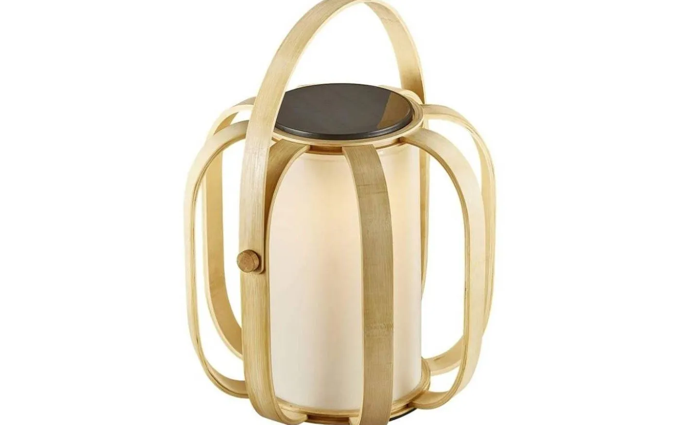 Bob Solcellslampa 30cm Bambu