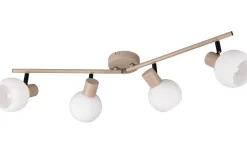 Avlånga Takspotlights|Takspot Med Minst 4 Lampor<Reality Boba Vägglampa 4-delad E14 varmbeige