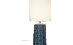 Bodil Bordslampa 45cm Blå/Naturvit