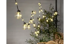 Partyslingor Utomhus 230V|Partyslingor Utomhus 230V<Star Trading Bolla Ljusslinga 5,3m 20L Svart/Klar IP44