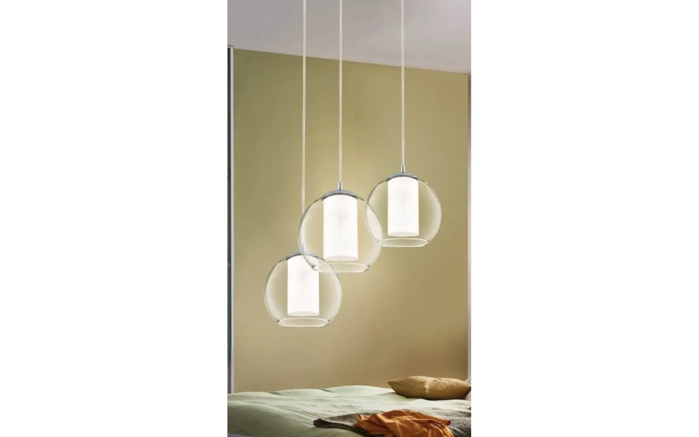 Bolsano Taklampa 51cm Krom