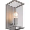 Bore III Vägglampa E27 Silver IP54