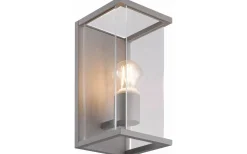 Bore III Vägglampa E27 Silver IP54