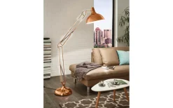 Eglo Borgillio Golvlampa 190cm Koppar* Golvläslampor