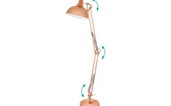 Eglo Borgillio Golvlampa 190cm Koppar* Golvläslampor