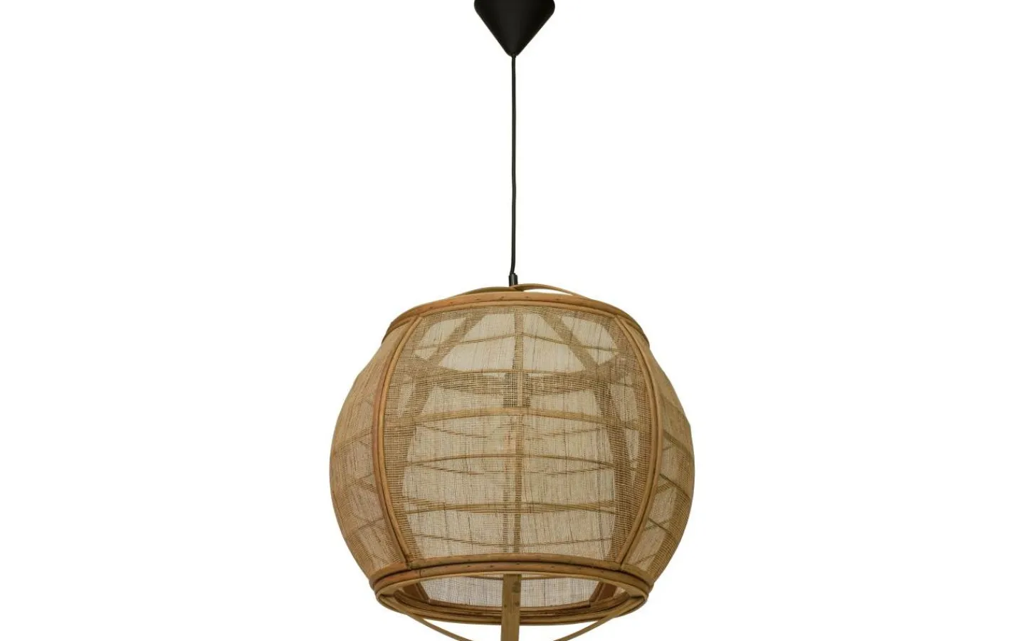 Aneta Borneo Taklampa 50cm Natur* Stora Taklampor Ø50-69 Cm