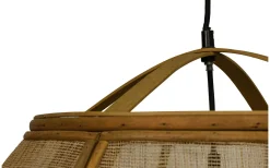 Aneta Borneo Taklampa 50cm Natur* Stora Taklampor Ø50-69 Cm