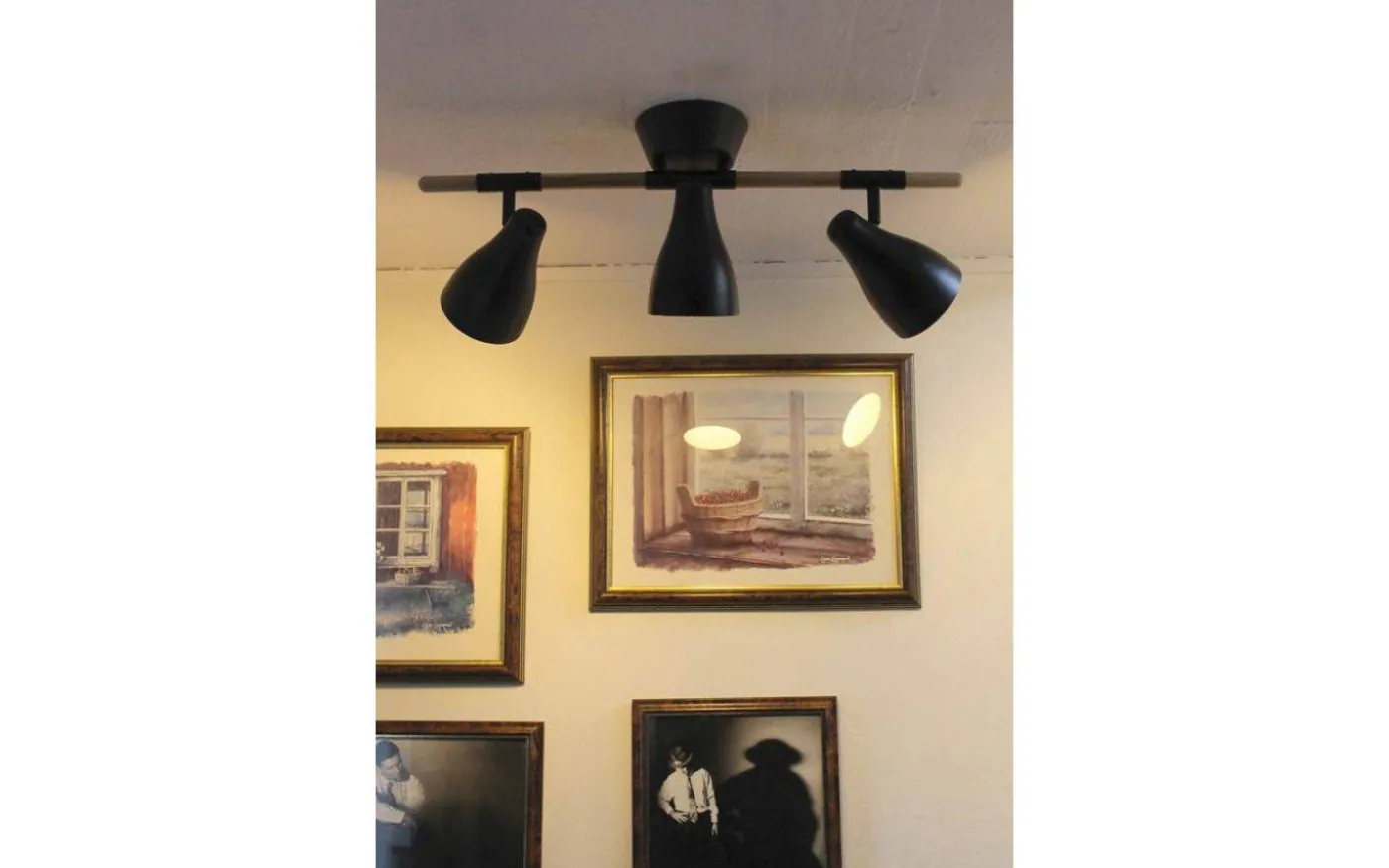 Borno Takspotlight 3L 60cm Natur/Svart