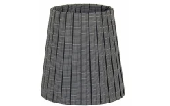 Mönstrade Lampskärmar<Oriva Bosse Lampskärm Ø14,5cm Bomull Grå