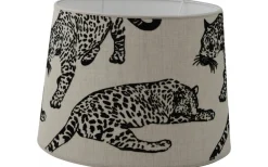 Mönstrade Lampskärmar<Hallbergs Botswana Lampskärm Ø24cm Ashley Wild Svart