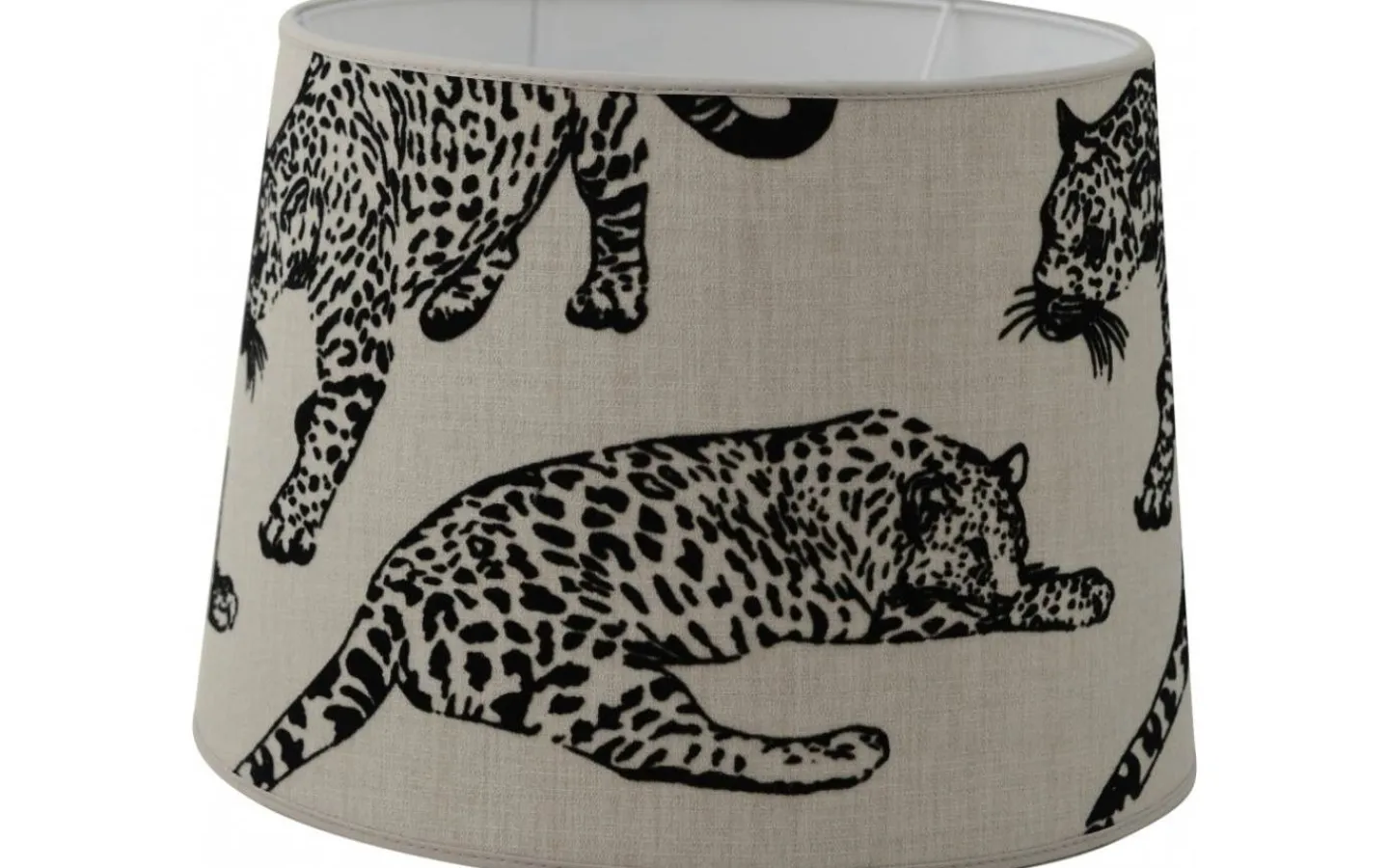 Mönstrade Lampskärmar<Hallbergs Botswana Lampskärm Ø24cm Ashley Wild Svart