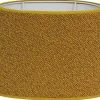 Boucle Lampskärm Oval 20cm Guldgul