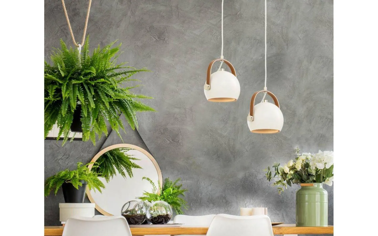 Aneta Bow Fönsterlampa 19cm Vit* Kök & Matplats|Fönsterlampor