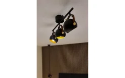 Aneta Bow Takspotlight 76cm Svart* Avlånga Takspotlights|Takspot Med 3 Lampor