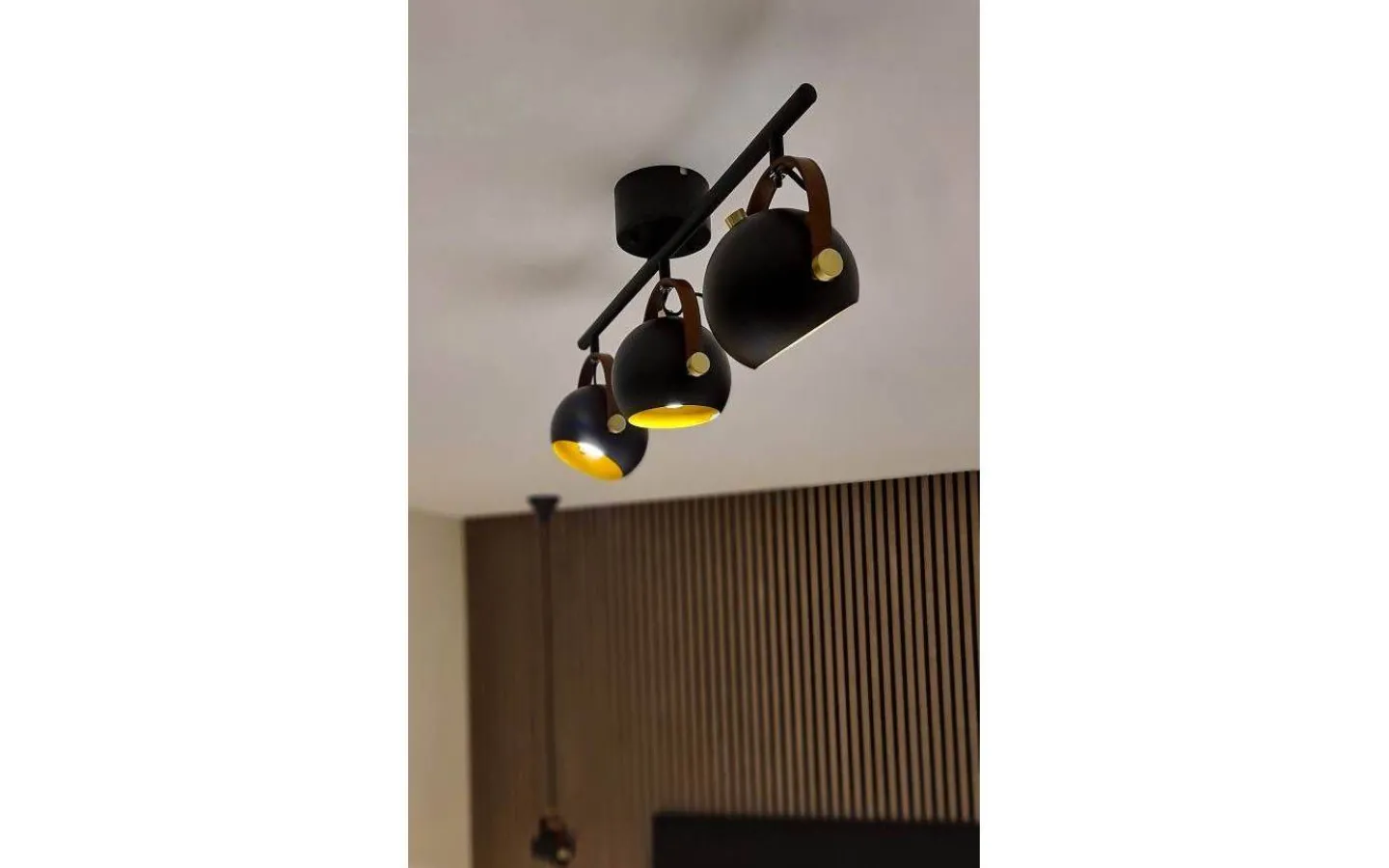 Aneta Bow Takspotlight 76cm Svart* Avlånga Takspotlights|Takspot Med 3 Lampor